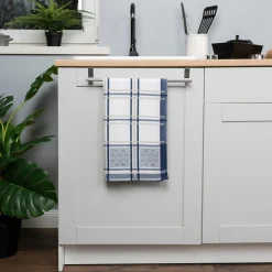 Tekstylia Kuchenne|Tekstylia Kuchenne| Ściereczka kuchenna granatowa MAJOLICA 50x70 cm