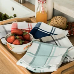 Ściereczka kuchenna szara KRATI 50x70 cm