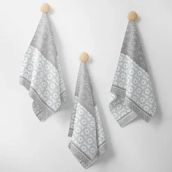 Faro Ściereczka kuchenna szaro-biała CARINO 40x60 cm