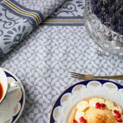 Faro Ściereczka kuchenna szaro-niebieska CARINO 40x60 cm