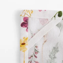 inny Ściereczki kuchenne w kwiaty, zielona 40x60 cm, 2 szt.