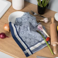 Akcesoria Do Sprzątania| Ścierka kuchenna granatowa DOLCE 50x70 cm