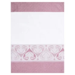Tekstylia Kuchenne|Tekstylia Kuchenne| Ścierka kuchenna różowa ANKARA 50x70 cm
