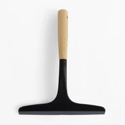 Estetica Ściągaczka do szyb czarna z bambusowym uchwytem