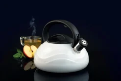 Czajniki I Kawiarki| Czajnik na gaz i indukcję biały VELO 2,5 l