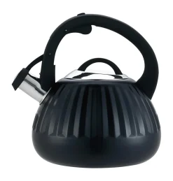 Czajnik na gaz i indukcję retro czarny 2,5 l