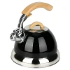 Czajniki I Kawiarki| Czajnik z gwizdkiem czarny 2,8 l