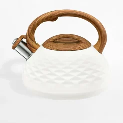 Czajniki I Kawiarki|Ambition Czajnik z gwizdkiem GOLF biały mat 2,3 l