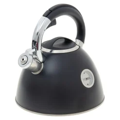 Czajniki I Kawiarki| Czajnik ze stali nierdzewnej czarny GAVINO 3 l