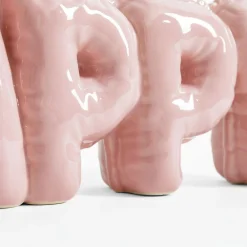 Figurki Dekoracyjne|inny Dekoracja napis HAPPY różowy