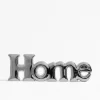 inny Dekoracja napis HOME srebrna