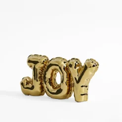 Figurki Dekoracyjne|inny Dekoracja napis JOY złoty