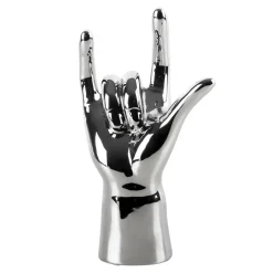 Figurki Dekoracyjne| Dekoracja RĘKA srebrna 25 cm