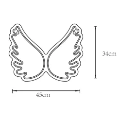 Zumaline Dekoracja świetlna LED NEON WINGS