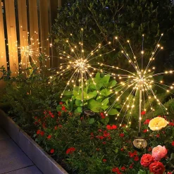 Lampy Ogrodowe|Lampy Ogrodowe|Zumaline Dekoracja zewnętrzna solarna LED IP44 90 cm