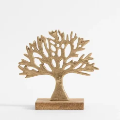 inny Dekoracja złota DRZEWO 17x6x16 cm