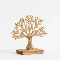 inny Dekoracja złota DRZEWO 17x6x16 cm