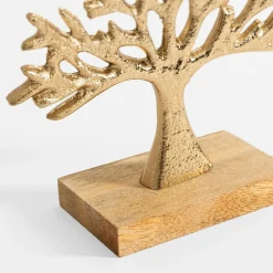 inny Dekoracja złota DRZEWO 17x6x16 cm