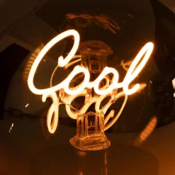 Dekoracje Led|inny Dekoracyjna LED szklana kula z napisem COOL