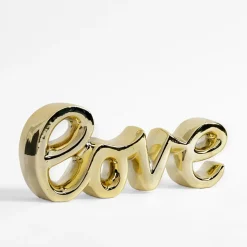 inny Dekoracyjny napis złoty LOVE 29x11,4 cm