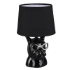 Lampy Do Pokoju Dziecięcego|Lampy Stołowe| Designerska lampa stołowa ceramiczna czarna DOSY