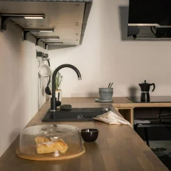 inny Deska bambusowa okrągła z kloszem 28,2 cm