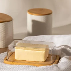 inny Deska bambusowa z kloszem