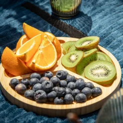 inny Deska do serwowania przekąsek bambusowa 20 cm