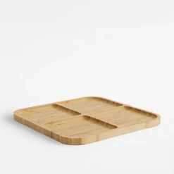 Miski, Patery I Półmiski|inny Deska do serwowania przekąsek bambusowa 20x20 cm