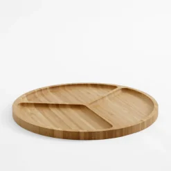 inny Deska do serwowania przekąsek bambusowa 30 cm
