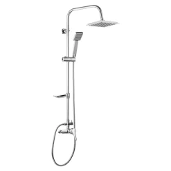 Umywalki I Baterie|Umywalki I Baterie|Deante Deszczownica z baterią chrom JOKO SQUARE