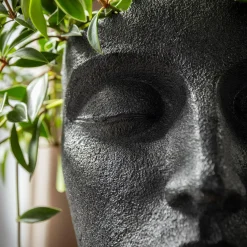 inny Donica głowa czarna 25x21x38 cm