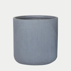 Donice Ogrodowe|Donice, Osłonki I Kwietniki|inny Donica żłobiona szara 36x36 cm