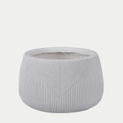 inny Donica ogrodowa biała 55x37 cm