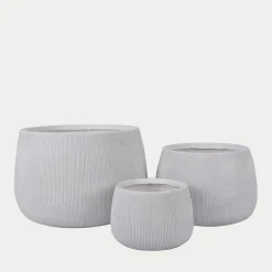 inny Donica ogrodowa biała 55x37 cm