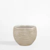 Donice, Osłonki I Kwietniki|inny Donica ogrodowa okrągła beżowa 22 cm