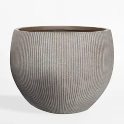 Donice, Osłonki I Kwietniki|inny Donica ogrodowa okrągła taupe 38 cm