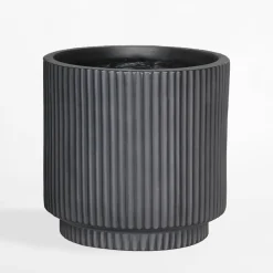 Donice, Osłonki I Kwietniki|inny Donica ryflowana 45x45x45 cm czarna