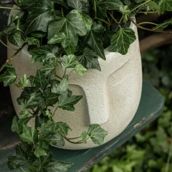 Donice Ogrodowe|Donice, Osłonki I Kwietniki|inny Donica twarz beżowa 19x18,5 cm