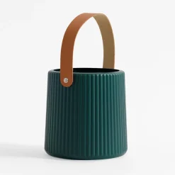 Donice, Osłonki I Kwietniki|inny Doniczka z uchwytem zielona 15 cm