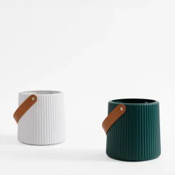 Donice, Osłonki I Kwietniki|inny Doniczka z uchwytem zielona 15 cm