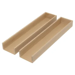 Wkłady Do Szuflad|Wyposażenie Szuflad| Drewniany wkład na sztućce Q-WOOD moduł E 9,8 cm