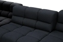 Designwerk Duży narożnik u-kształtny czarny TEMPLE