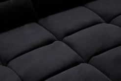 Designwerk Duży narożnik u-kształtny czarny TEMPLE