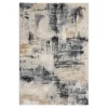 Dywany Z Krótkim Włosiem| Dywan abstrakcyjny jasnoszary NOVANTA 200x290 cm