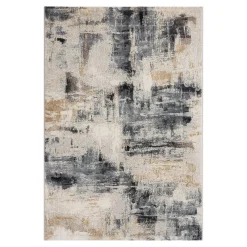 Dywany Z Krótkim Włosiem| Dywan abstrakcyjny jasnoszary NOVANTA 200x290 cm