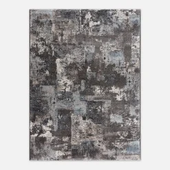 Dywany Z Krótkim Włosiem| Dywan abstrakcyjny szary NOVANTA 200x290 cm