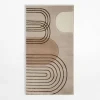 inny Dywan art déco beżowy MILLEY 80x150 cm
