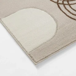 inny Dywan art déco beżowy MILLEY 80x150 cm