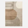 Dywany Z Krótkim Włosiem|inny Dywan art déco beżowy MILLEY 160x230 cm
